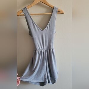 Rolla Coster open backed stretchy shorts romper Women's small Grey